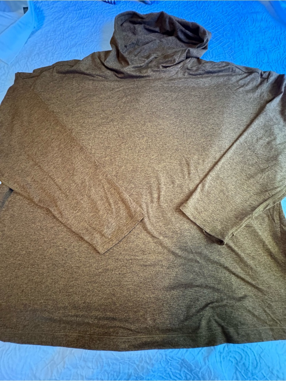 Athleta Uptempo II Hoodie Womens 3X Heather Brown Pullover Sweatshirt NWT
